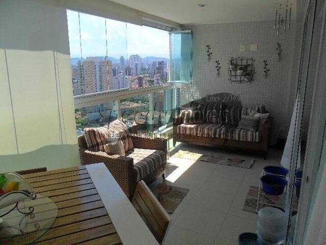 Varanda do apartamento em Santos