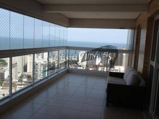 Varanda gourmet do apartamento em Santos