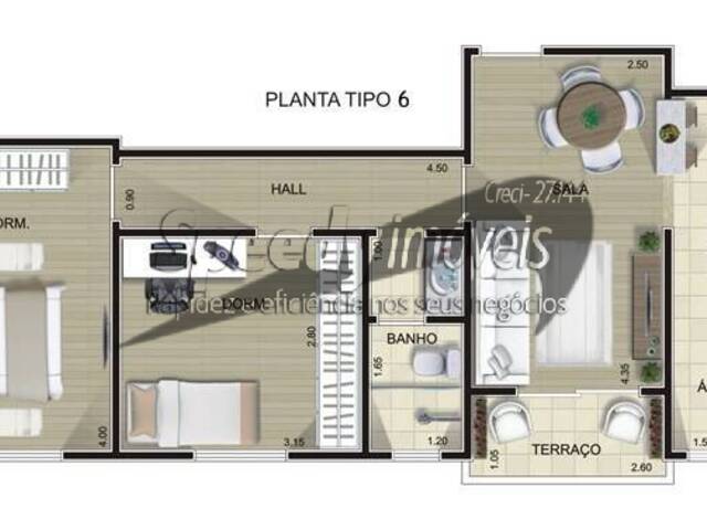 #1701 - Apartamento para Venda em Santos - SP - 2