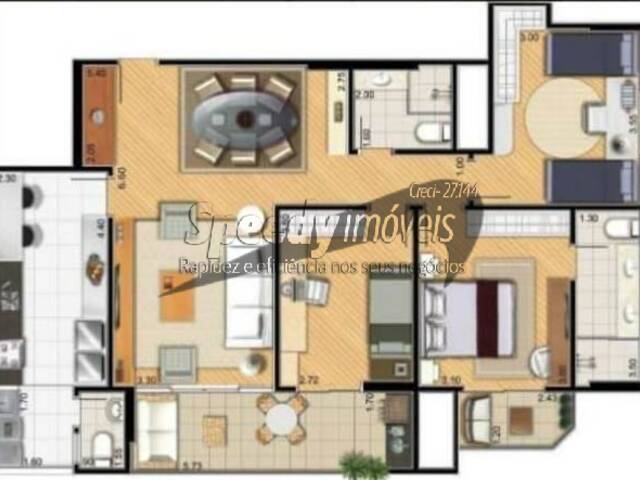 #2712 - Apartamento para Venda em Santos - SP - 2